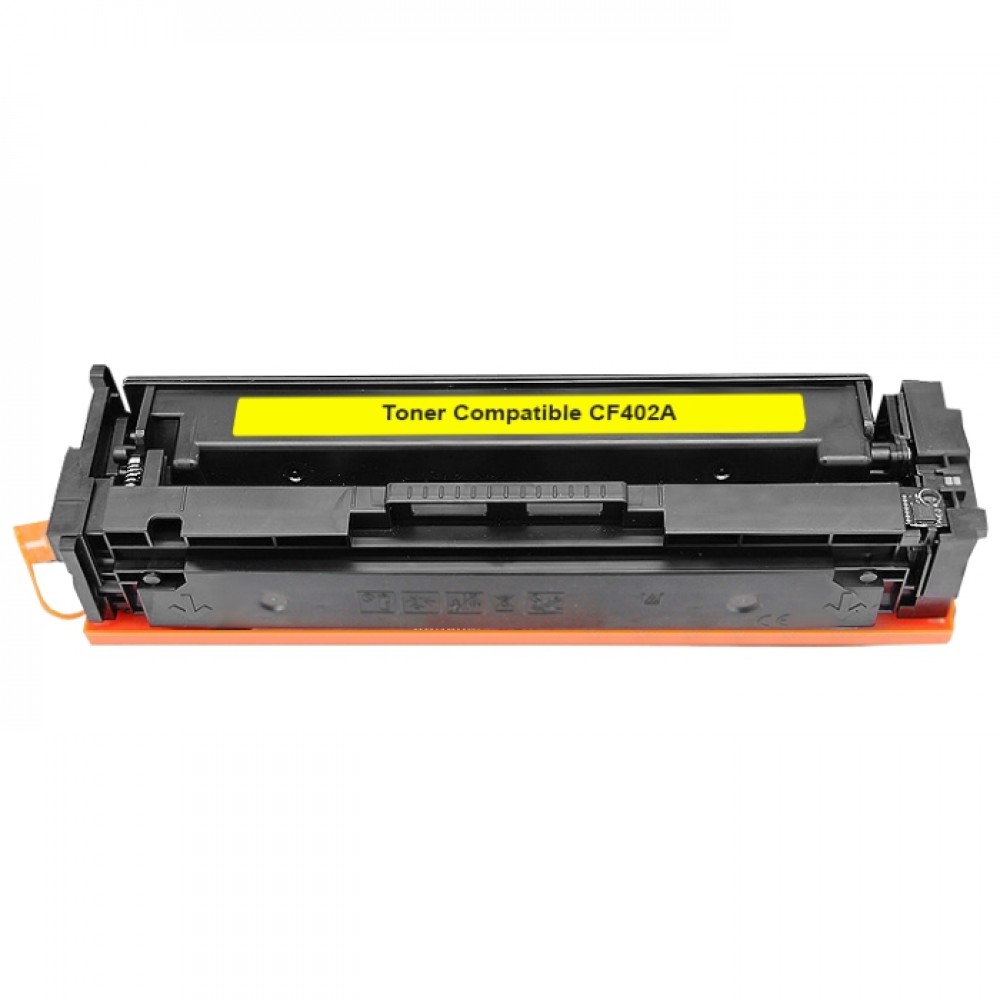 Cartridge Toner Compatible Non Univ HPC CF402A 201A Yellow, Printer XP Color LaserJet Pro M252dw M252n MFP M277dw MFP M277n imageCLASS LBP611Cn LBP613Cdw MF631Cn MF633Cdw MF635Cx