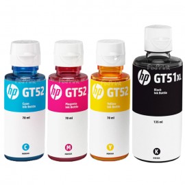 Tinta LOOSEPACK GT52 Yellow 70ml (Tanpa Box), Tinta Refill Printer DeskJet GT5810 GT5820 All in One InkTank 115 310 315 319 350 415 419 410 SmartTank 450 510 550 610 M0H56A Original HP