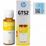 Tinta Refill HP Original GT52 Yellow M0H56A 70ml, Tinta Refill Printer HP DeskJet GT5810 GT 5820 All in One InkTank 115 310 315 319 350 415 419 410 SmartTank 450 510 550 610