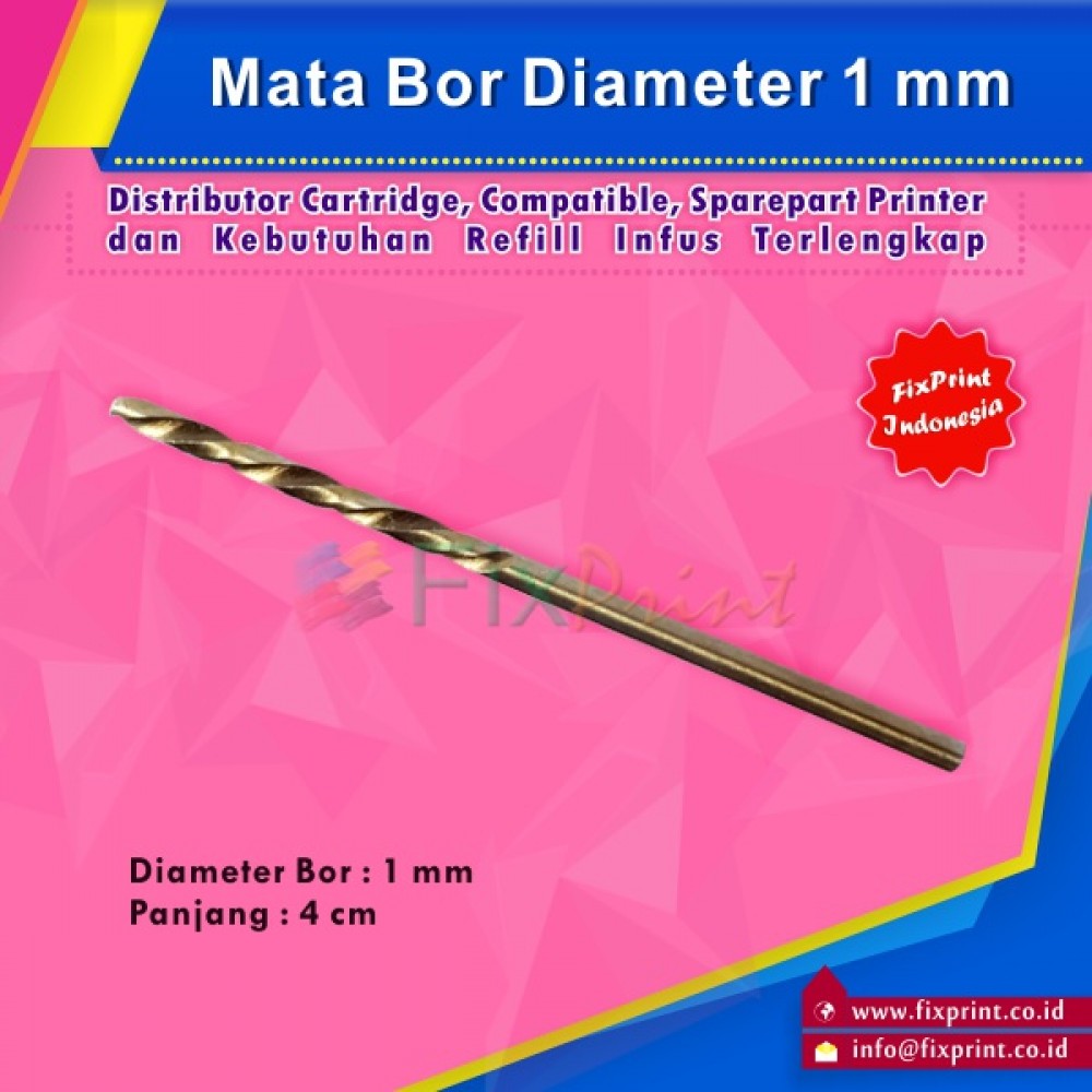 Mata Bor Ukuran 1 mm